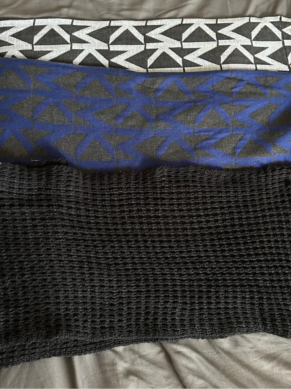 MK Women's Knit Cowl Scarves - Set of three